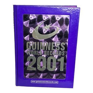2001 Guinness Book Of World Records Hardcover Large Book‎ Brand New